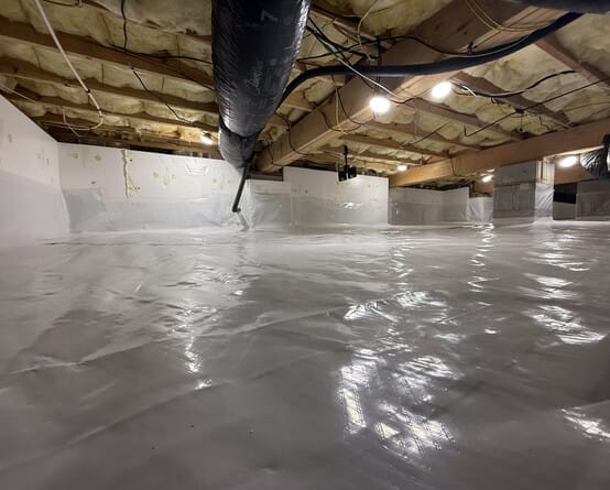 After fixing crawlspace