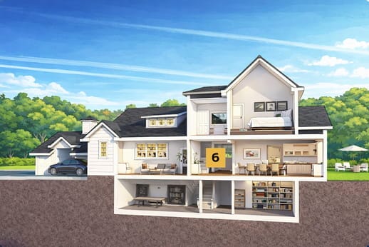 House cross-section