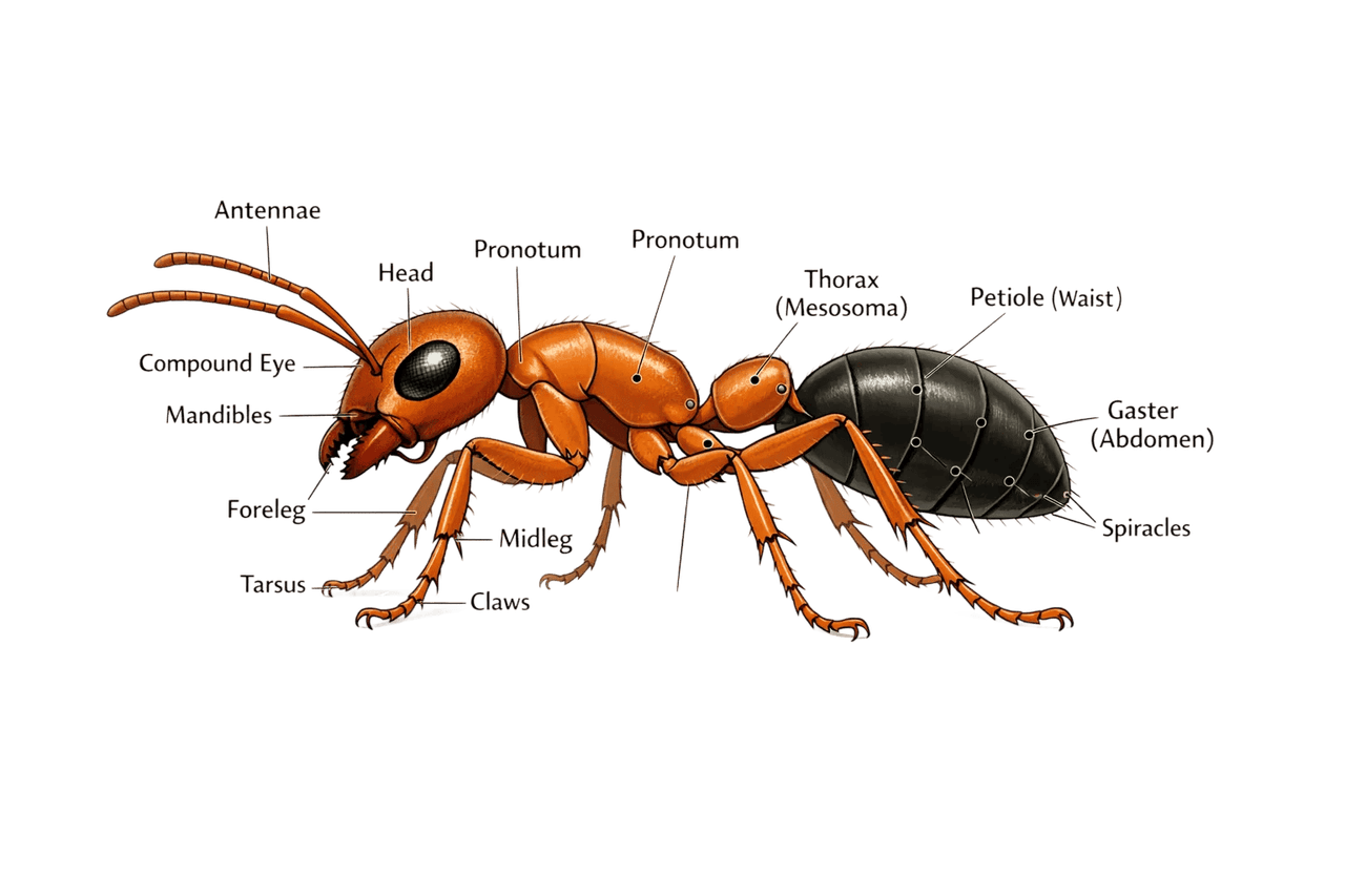 Ant anatomy diagram