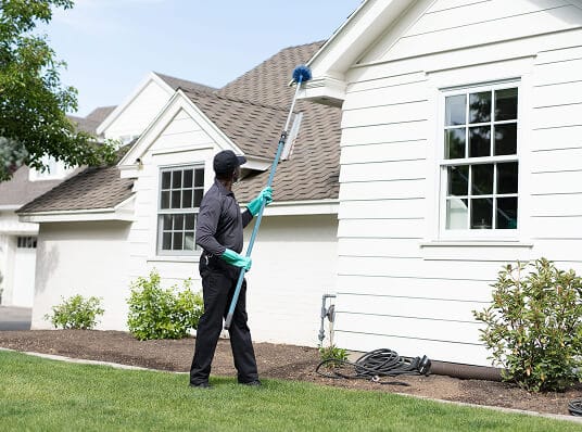 Hawx agent treating a home for spiders