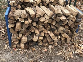 Keep firewood and brush piles stored well away from the house