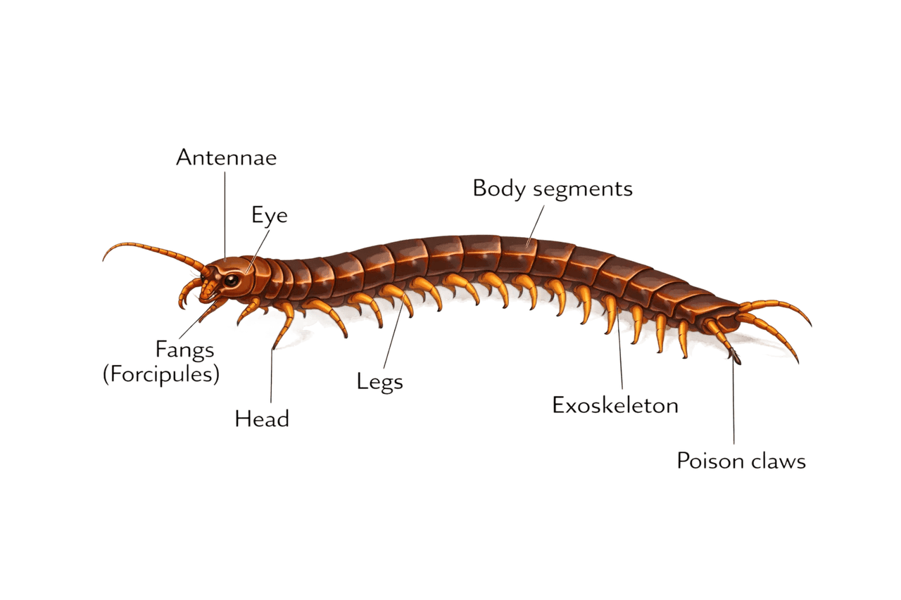 Centipede identification