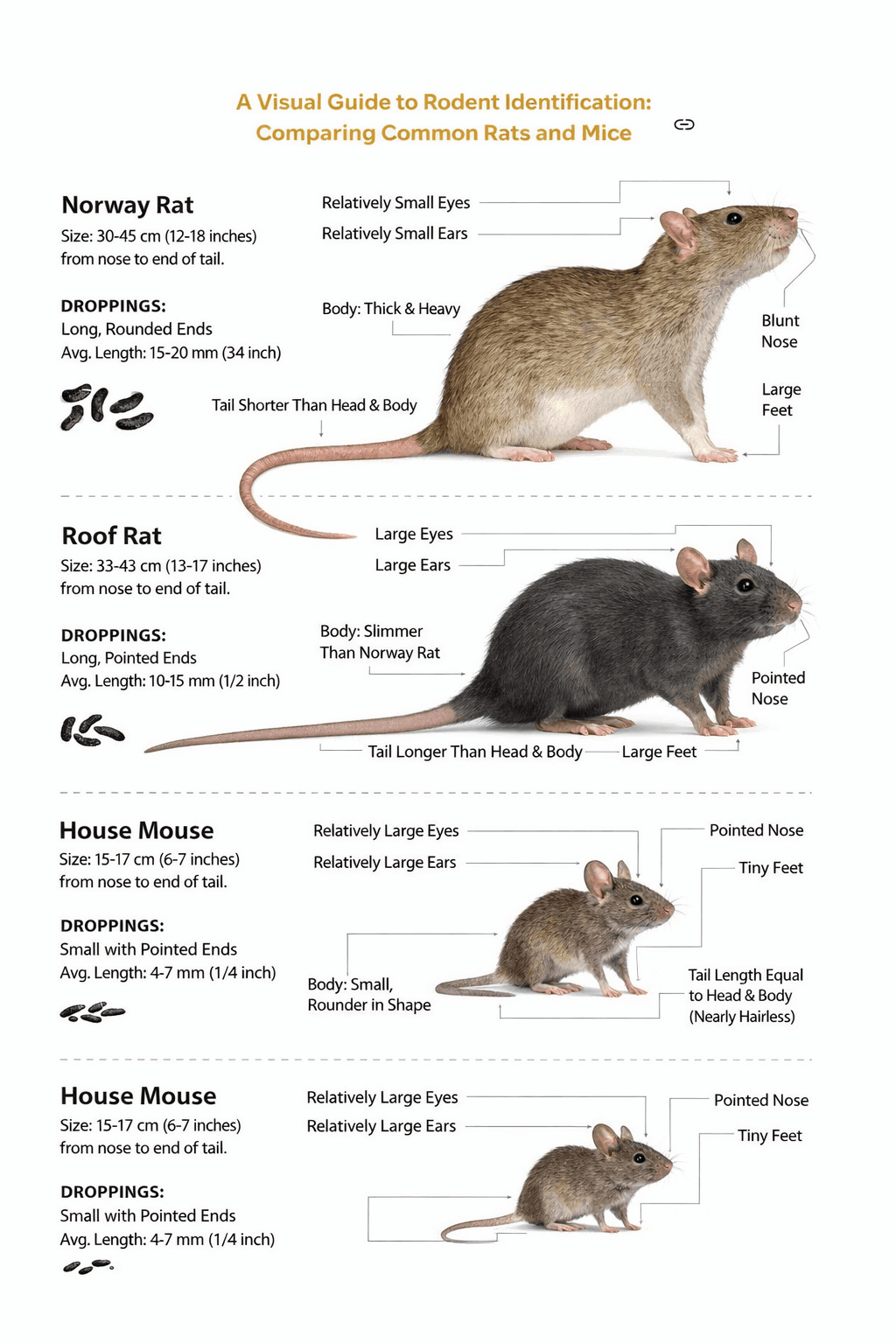 Mouse vs Rat comparison